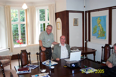 Gary with Professor Alan Millard