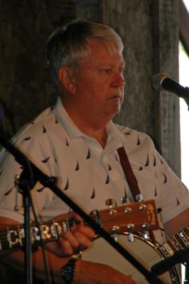 Gary at the Marshall Bluegrass Festival, Marshall MI