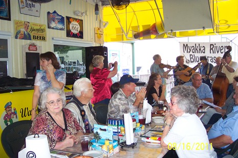 Myakka River Bluegrass Band at the Waterside Grill, Placita Florida