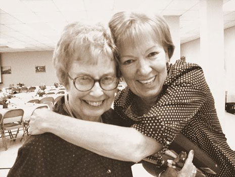 Harriet Fowler and Gloria