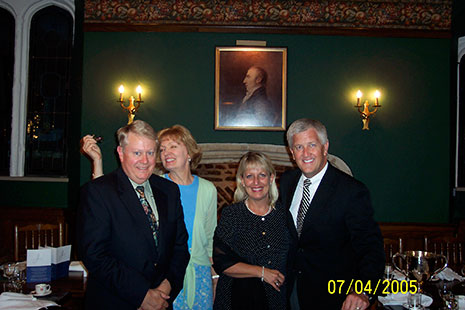 The Meadors and the Fagerstroms at Cambridge