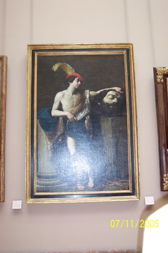 Medieval version of David and Goliath